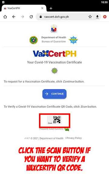 vaxcertph qr code|How to claim COVID.